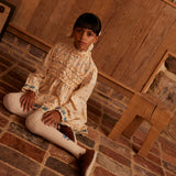 Cotton Pernille Dress - Meadow Calico Cashew