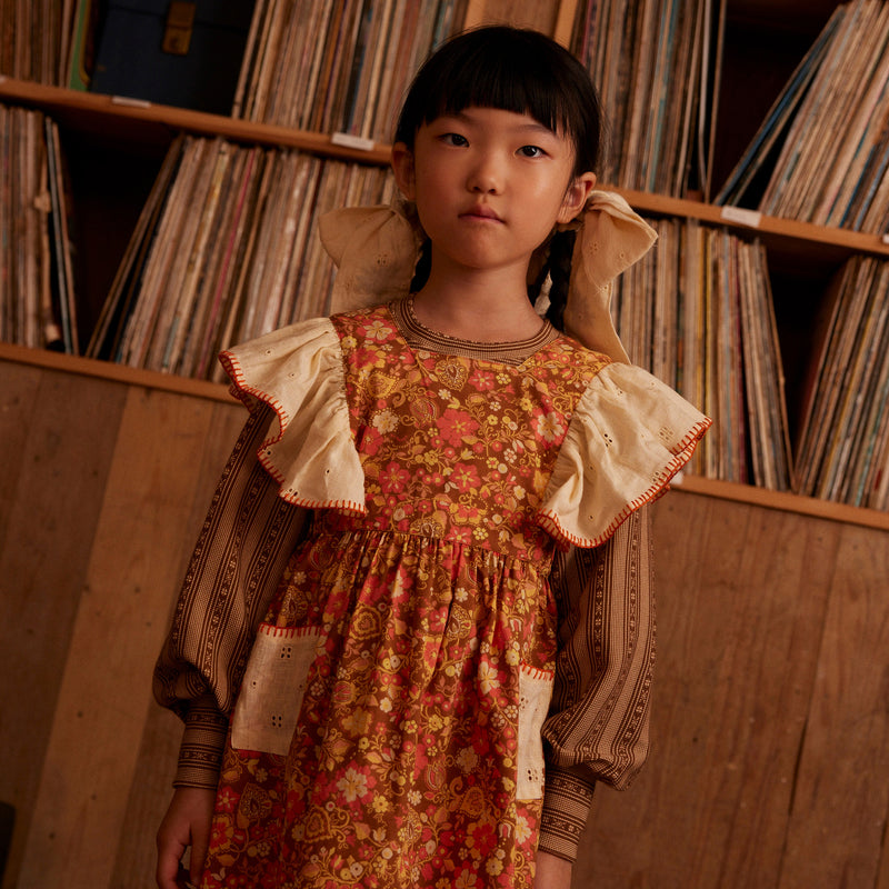 Cotton Roberta Jersey LS Top - Kanna Stripe