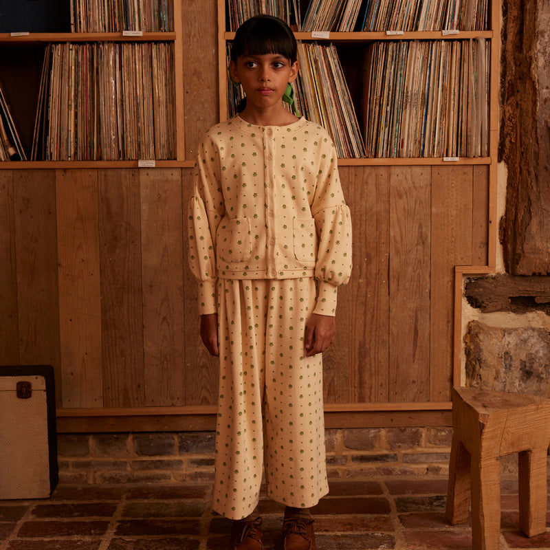 Cotton Simona Jersey Cardigan - Meadow Calico