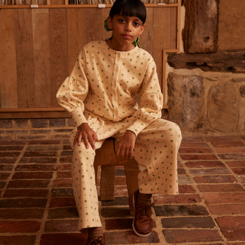 Cotton Simona Jersey Cardigan - Meadow Calico