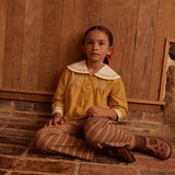 Cotton Straight Lana Leggings - Kanna Stripe