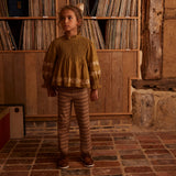 Cotton Straight Lana Leggings - Kanna Stripe