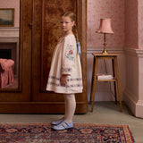 Kids Cotton LS Stevie Dress - Milk-Cream