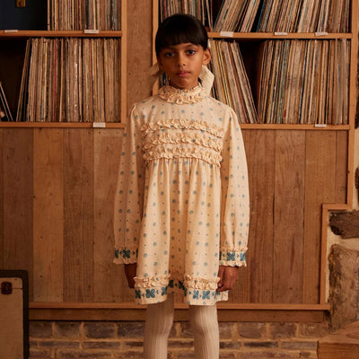 Cotton Pernille Dress - Meadow Calico Cashew