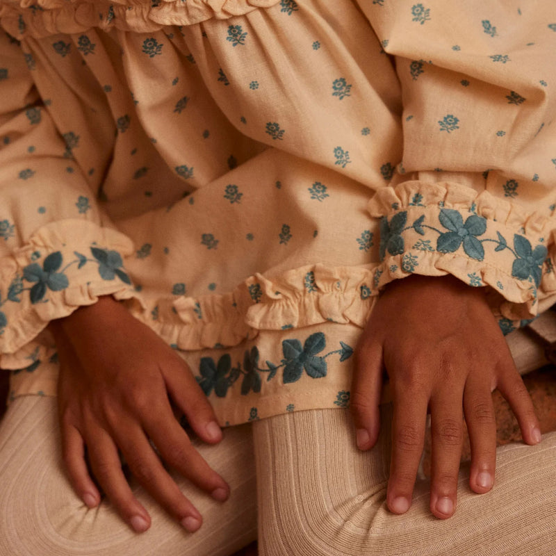 Cotton Pernille Dress - Meadow Calico Cashew