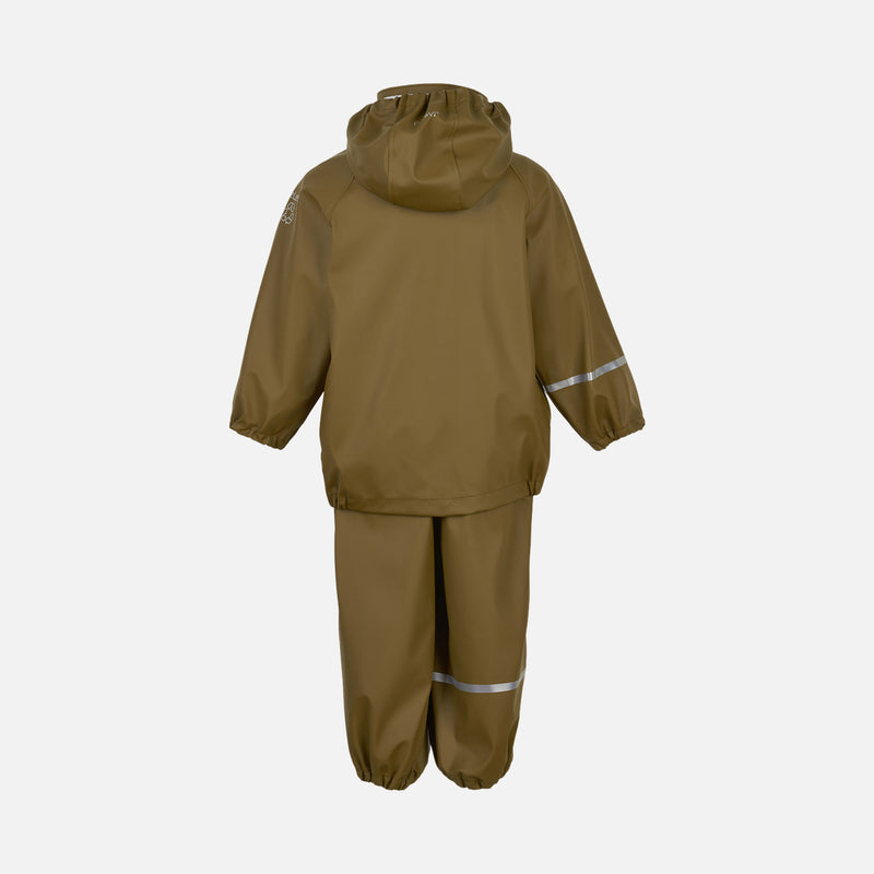 Baby & Kids Recycled Rainwear Set - Moss