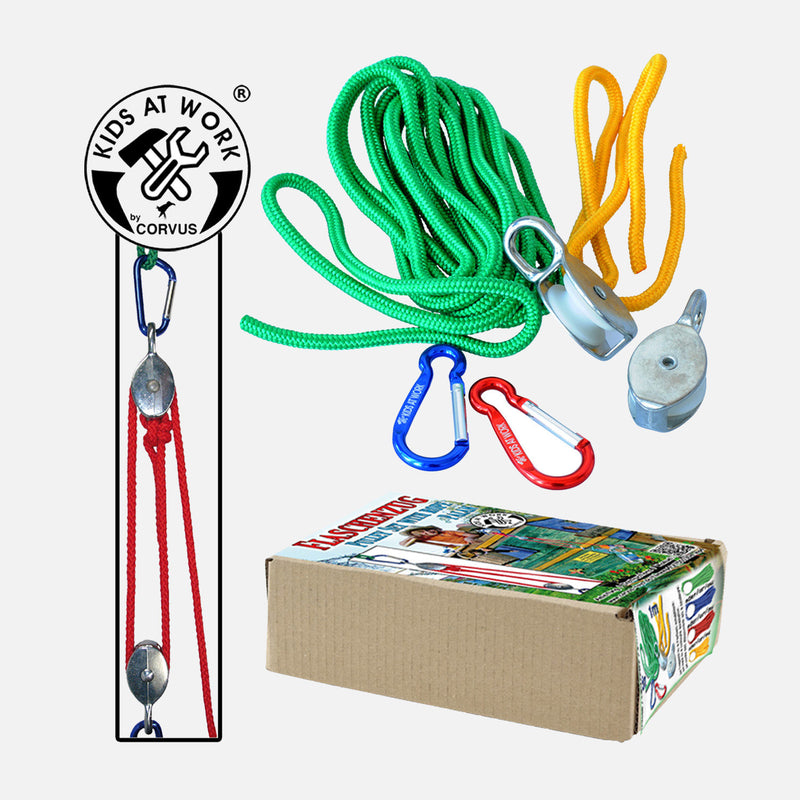 Pulley Rope Set Rope Lifting Pulley Set - Set of 6 – MamaOwl