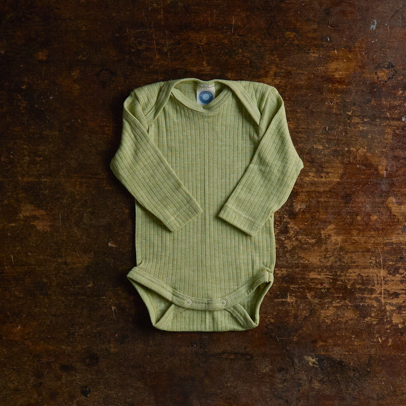 Baby Merino Wool/Cotton/Silk Body - Green Melange
