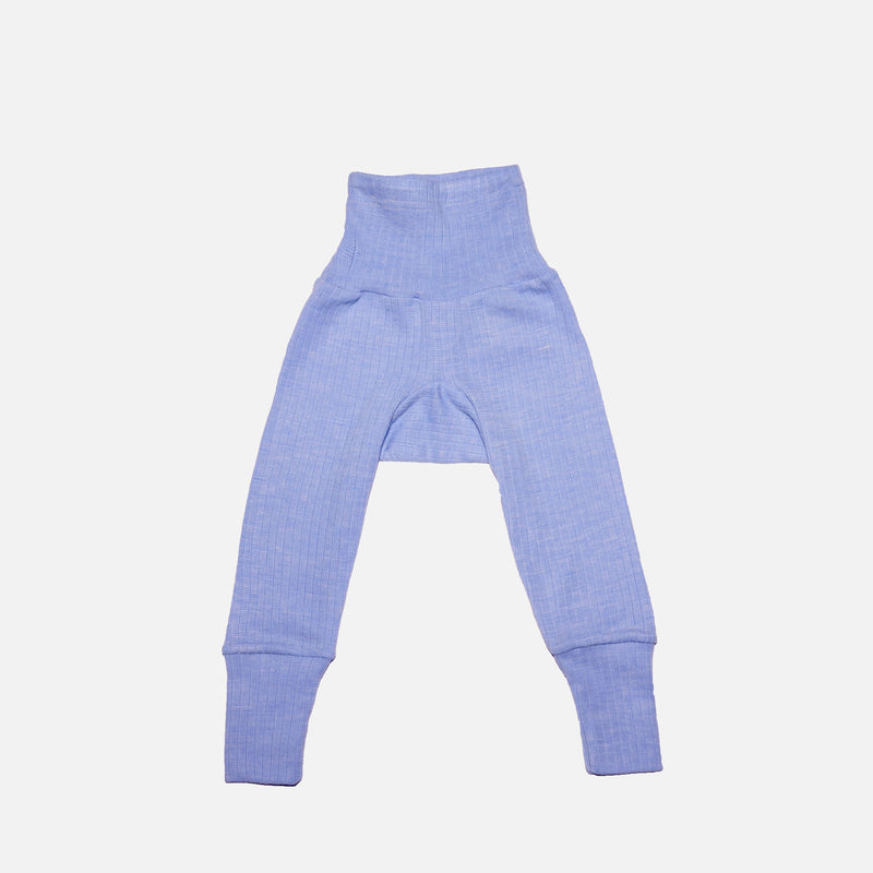 Baby Merino Wool/Cotton/Silk Pants - Blue