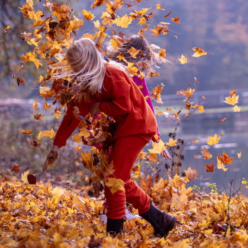 Merino Wool Terry Pyjama Set - Saffron