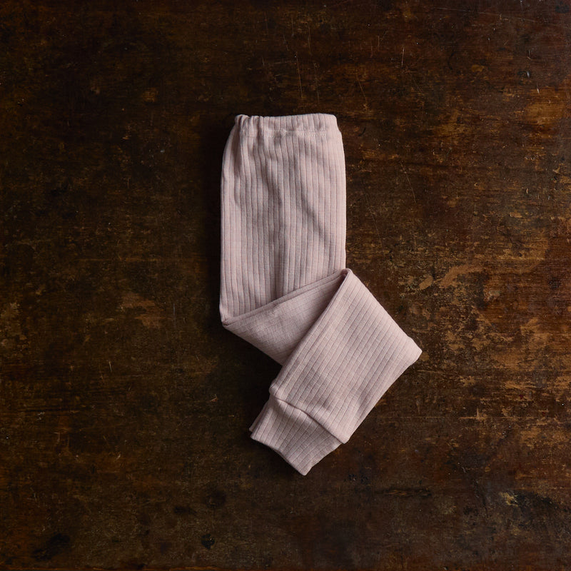 Merino Wool/Cotton/Silk Pants - Pale Pink