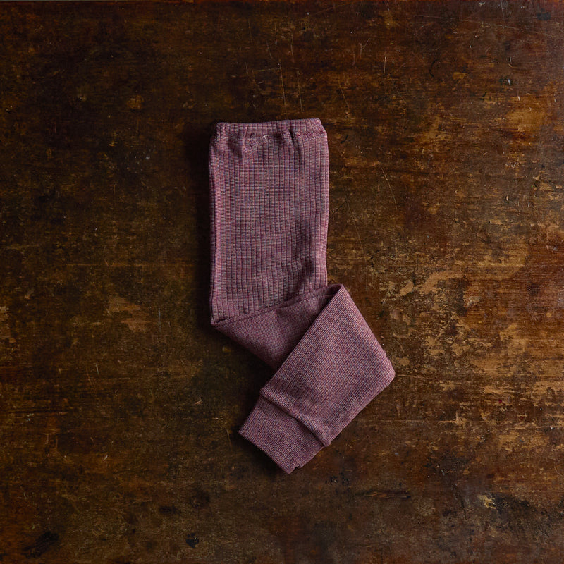 Merino Wool/Cotton/Silk Pants - Plum