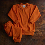 Merino Wool Terry Pyjama Set - Saffron
