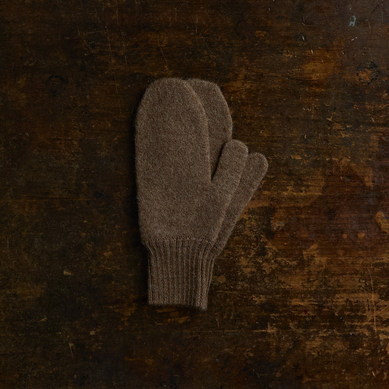 Women's Felted Alpaca/Merino Wool Mittens - Many Colours