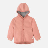 Baby & Kids Boiled Merino Wool Jacket - Soft Pink