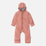 Baby & Kids Boiled Merino Wool Overall - Soft Pink
