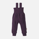 Baby & Kids Merino Wool Dungarees - Aubergine