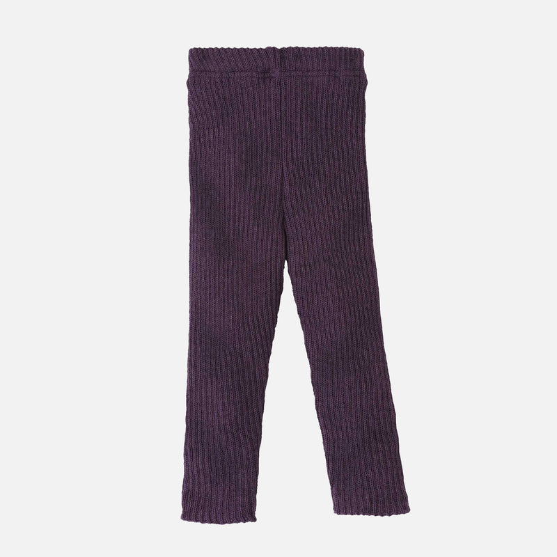 Baby & Kids Merino Wool Leggings/Trousers - Aubergine