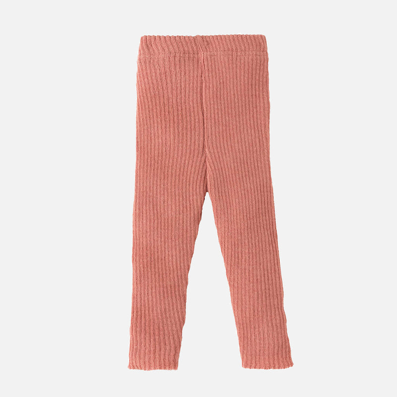 Baby & Kids Merino Wool Leggings/Trousers - Soft Pink