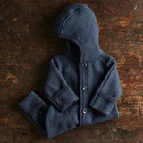 Baby & Kids Boiled Merino Wool Overall - Indigo