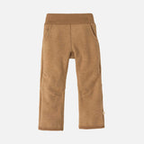 Boiled Wool Pull On Trousers - Caramel