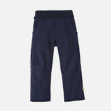 Boiled Wool Pull On Trousers - Indigo