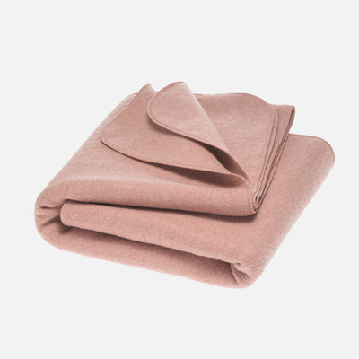 Boiled Merino Wool Blanket - Rose