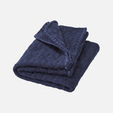 Merino Wool Swaddle/Baby Blanket - Indigo