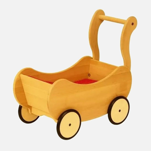 Wooden Doll’s Pram