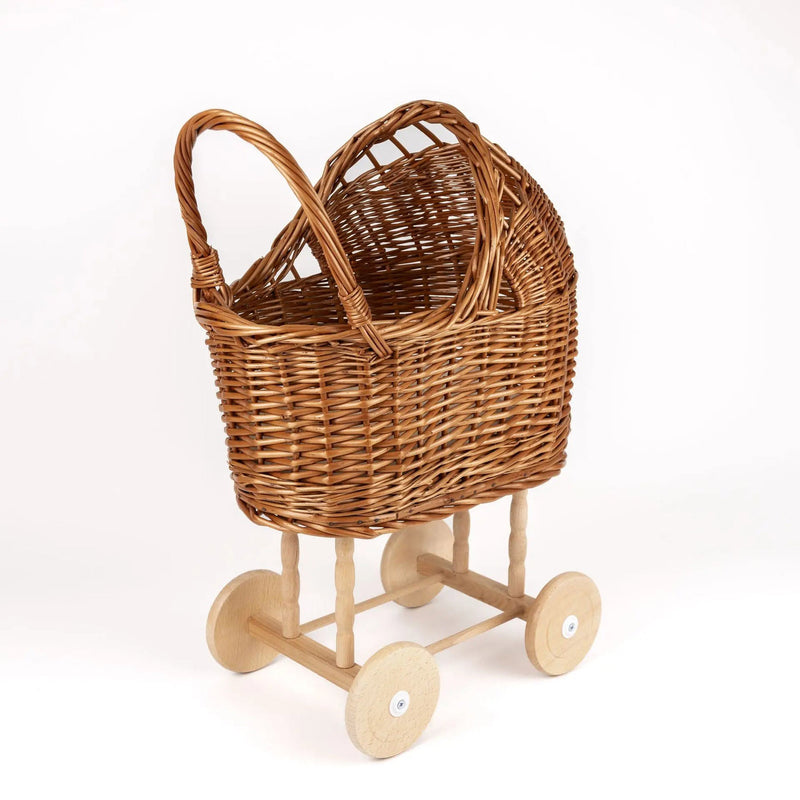 Wicker Doll/Teddy Pram