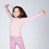 Merino Wool Leggings - Lilac Rose Melange