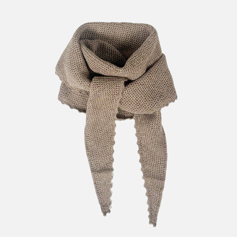 Women's Alpaca Anika Scarf - Pebble
