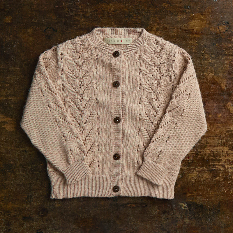 Baby & Kids Alpaca Zeta Cardigan - Rose