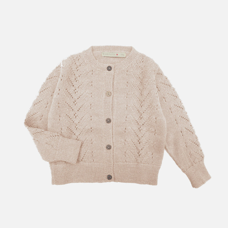 Baby & Kids Alpaca Zeta Cardigan - Rose
