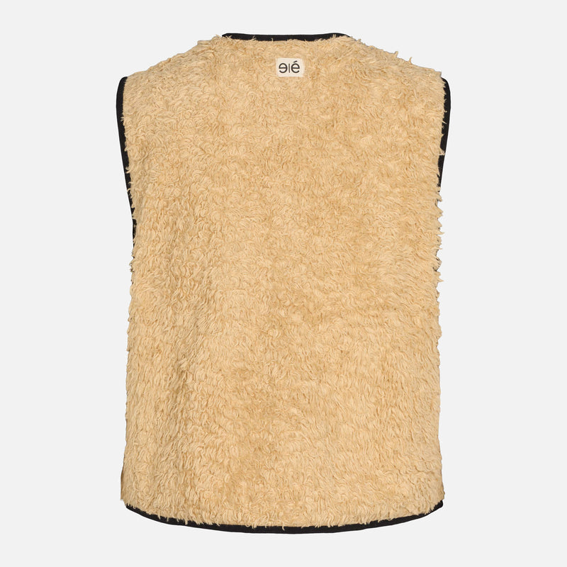 Women's Cotton Fleece Alex Vest - Warm Sand