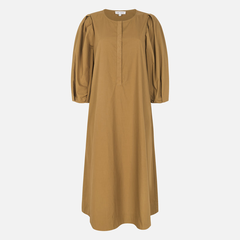 Women's Cotton Russo Dress - Brown Sugar