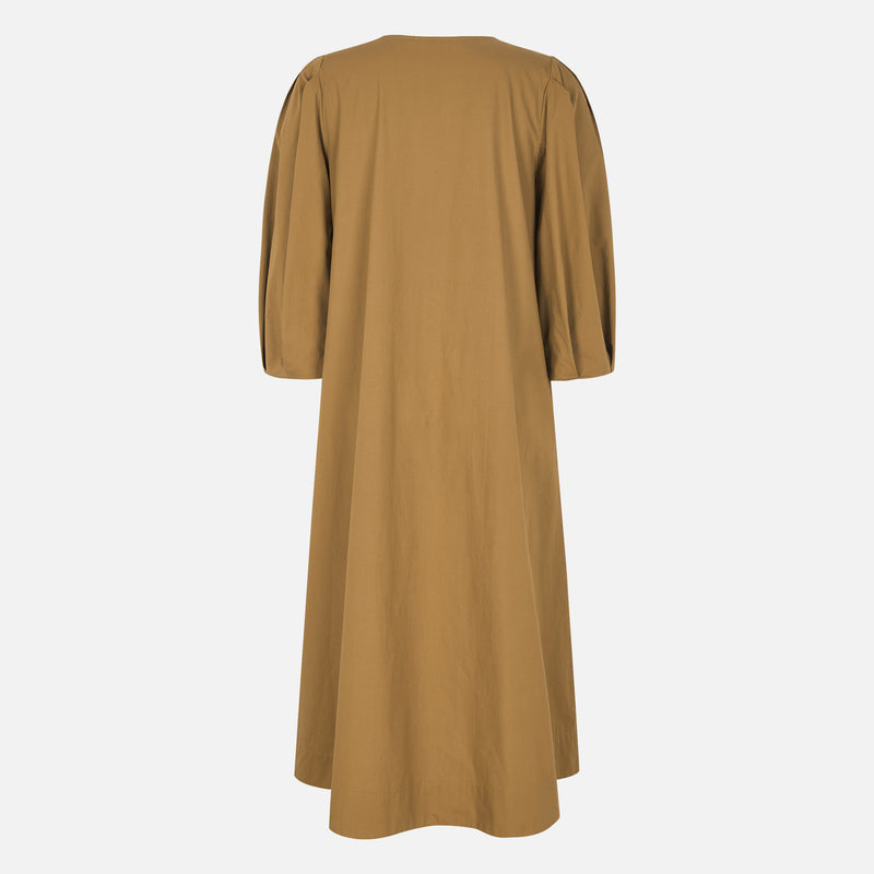 Women's Cotton Russo Dress - Brown Sugar