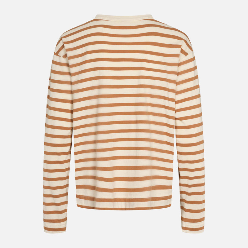 Women's Cotton Signe Stripe Top - Lion