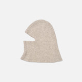 Women's Lambswool/Cotton Elida Balaclava - Sand Melange