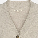Women's Lambswool/Cotton Elida Cardigan - Sand Melange