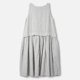 Women's Cotton/Linen Febe Dress - Fog Stripe