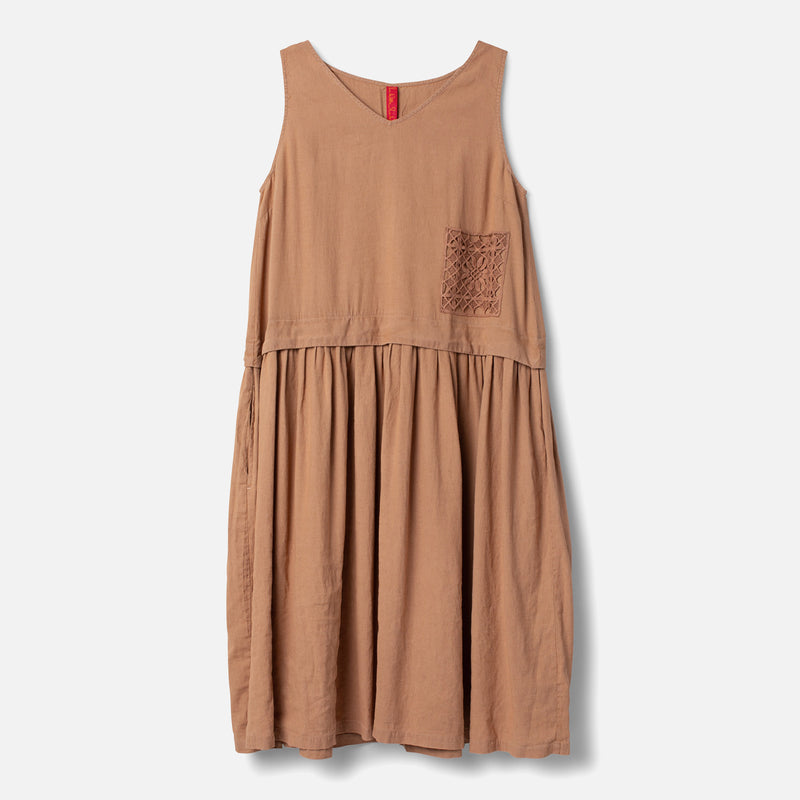 Women's Cotton/Linen Febe Dress - Bee
