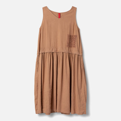 Women's Cotton/Linen Febe Dress - Bee