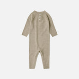 Baby Merino Wool Suit - Oat Melange
