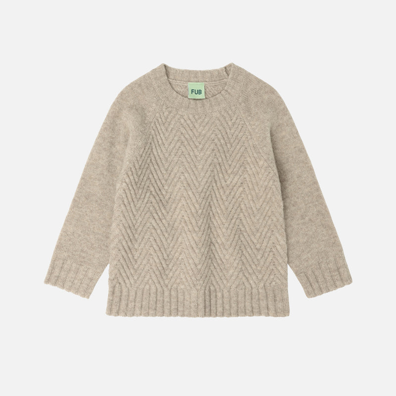 Lambswool Sweater - Oat Melange