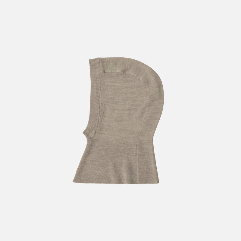 Merino Wool Balaclava - Oat Melange