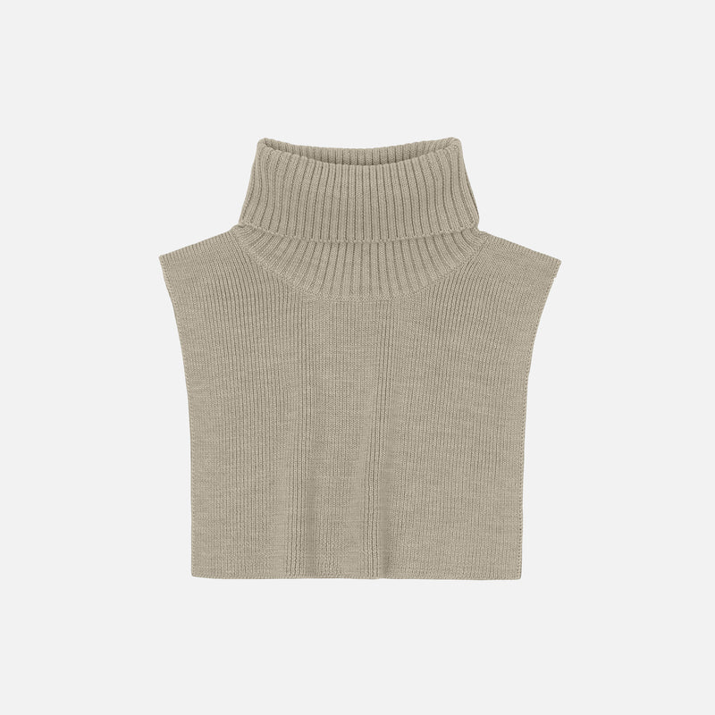 Women's Merino Wool Neckwarmer - Oat Melange