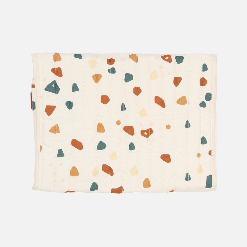 Cotton Changing Mat - Terrazzo