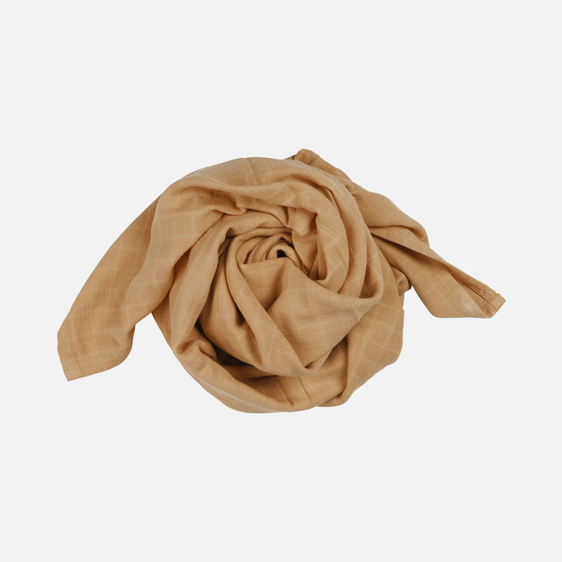 Cotton Swaddle - Caramel