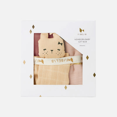 Newborn Cotton Baby Gift Box - Dusty Rose Mix